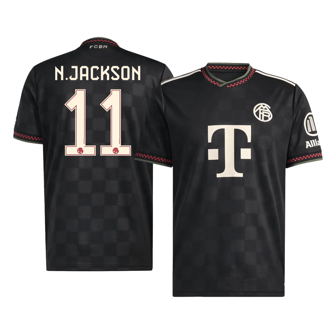 N.JACKSON #11 Bayern Munich Third Away Soccer Jersey 2025/26