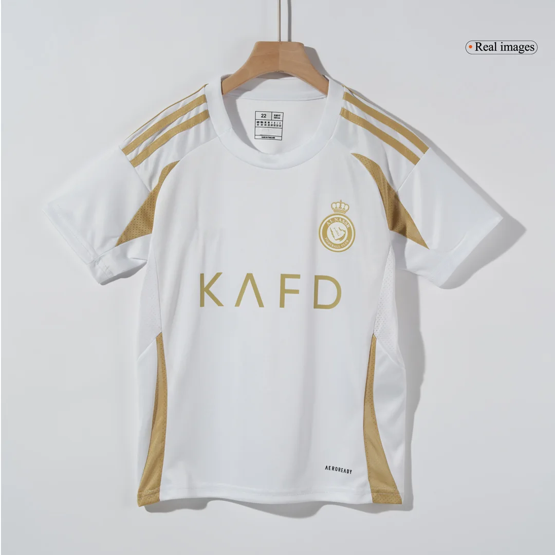 Al Nassr Third Away Kids Soccer Jerseys Kit