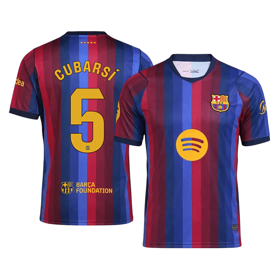 CUBARSÍ #5 Barcelona Home Soccer Jersey 2026/27