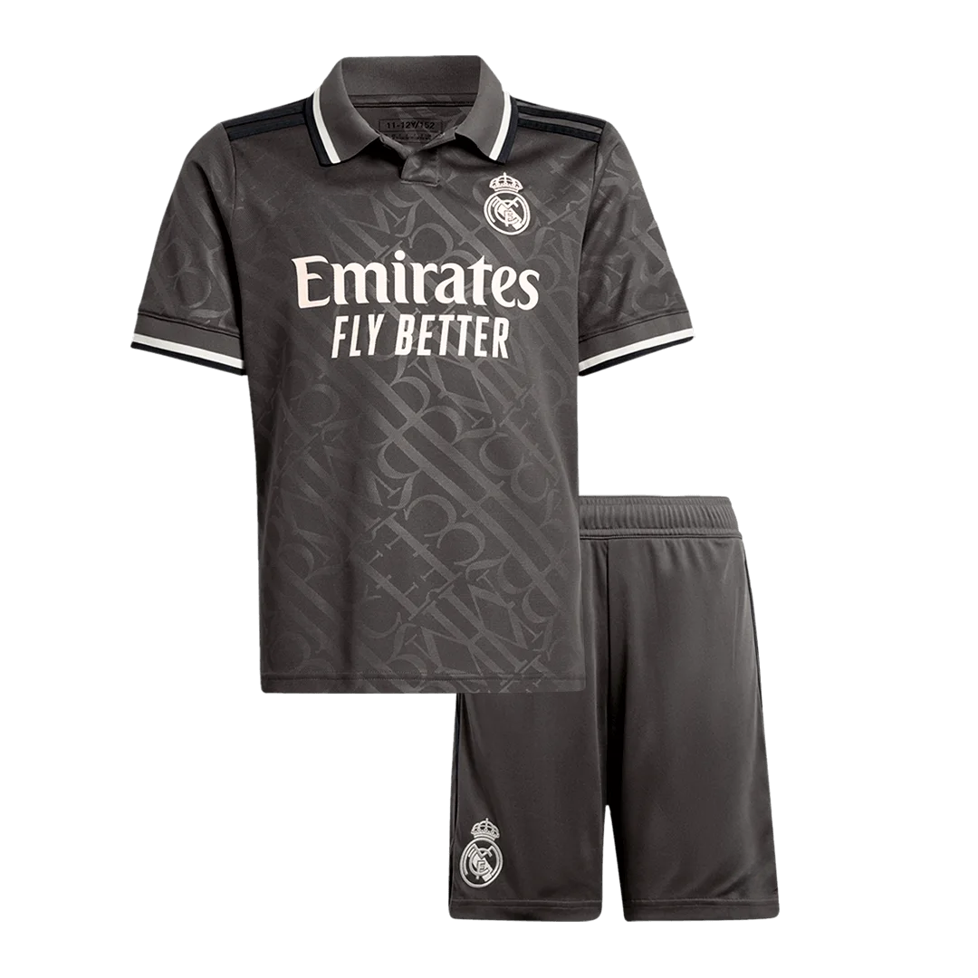 Real Madrid Third Away Kids Soccer Jerseys Kit
