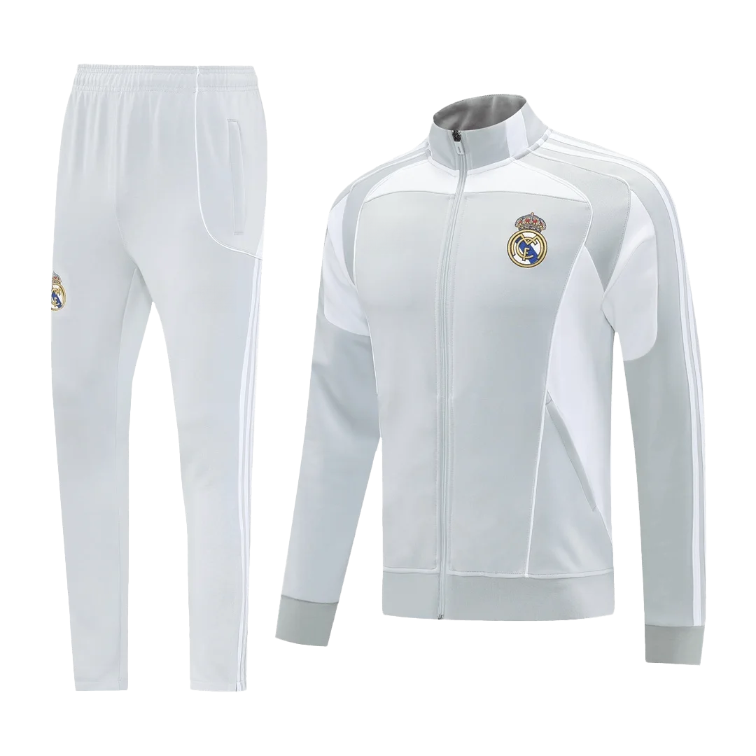 Real Madrid Jacket Tracksuit 2025/26 Gray