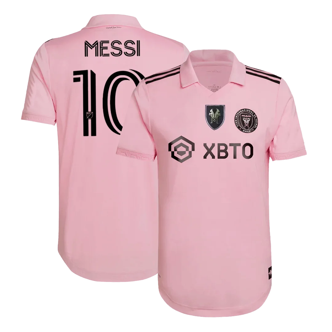 MESSI #10 Inter Miami CF "Messi GOAT" Home Authentic Soccer Jersey 2023