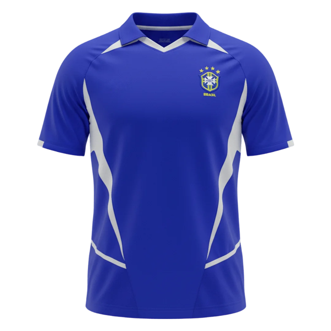 Retro Soccer Jersey Brazil Away 2002