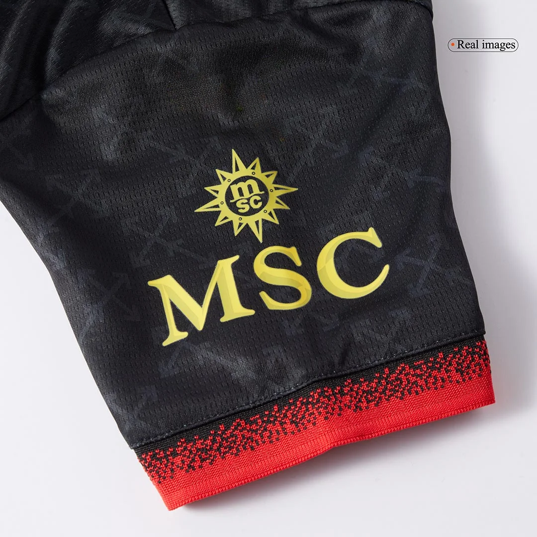 AC Milan Fourth Away Kids Soccer Jerseys Kit