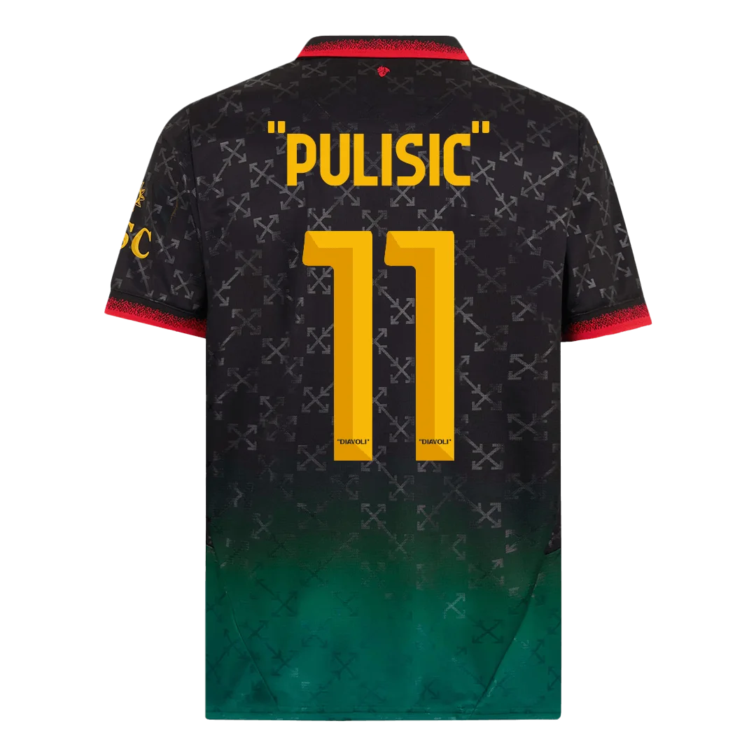 “PULISIC” #11 AC Milan Fourth Away Soccer Jersey