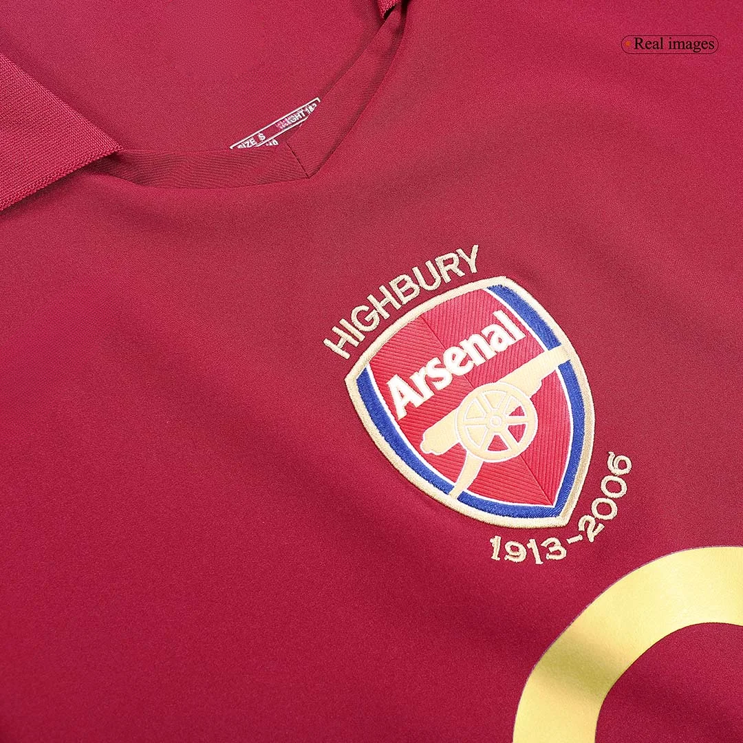 Retro Soccer Jersey BERGKAMP #10 Arsenal Home 2005/06