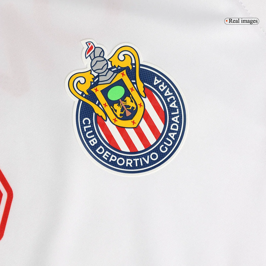 Chivas Visitante versão jogador Camisa de futebol