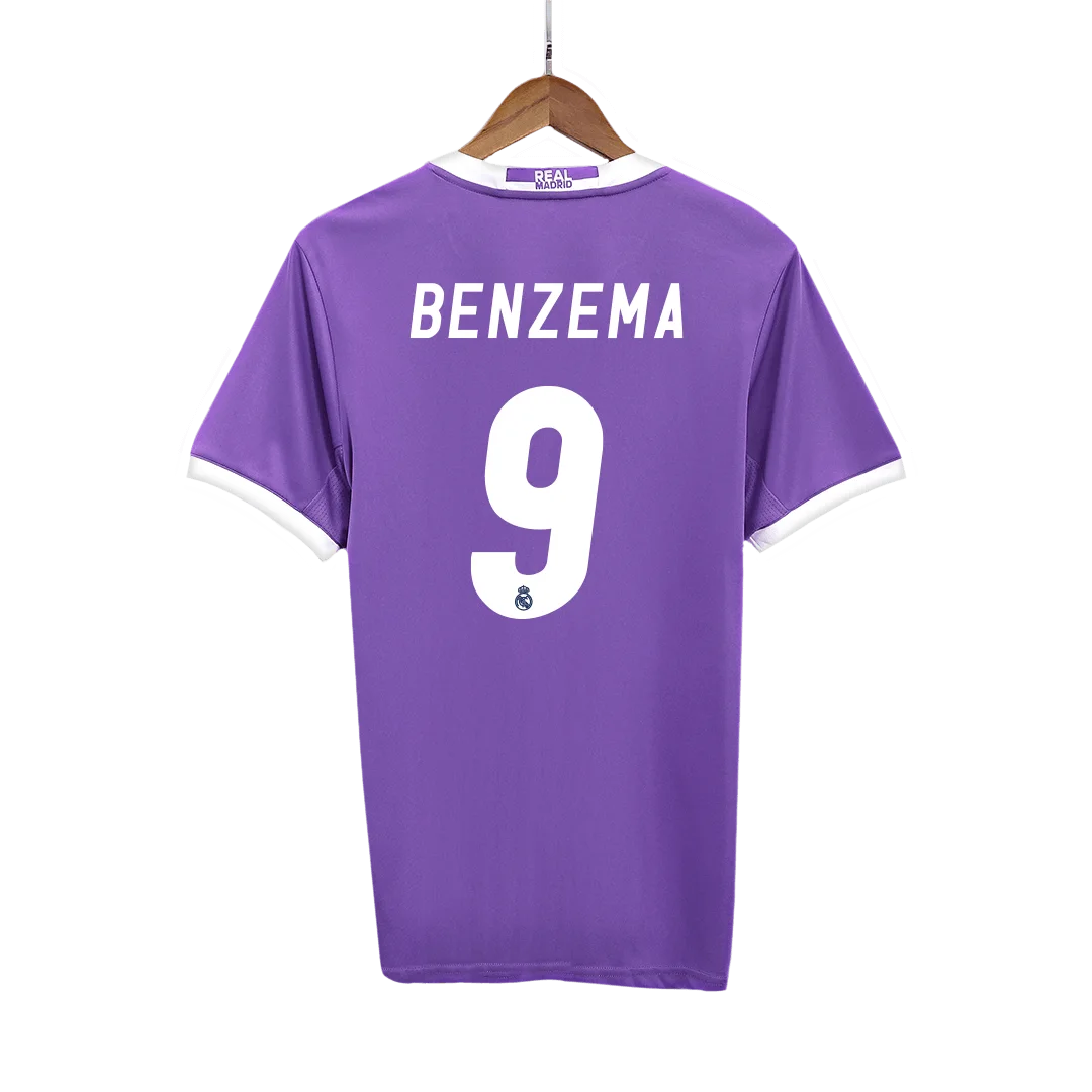 Retro Soccer Jersey BENZEMA #9 Real Madrid Away 2016/17