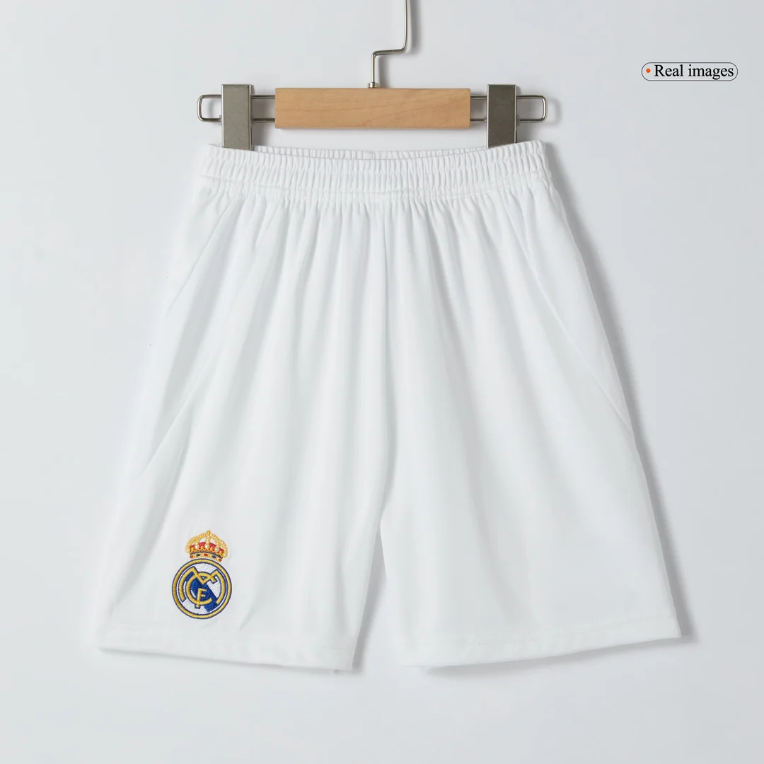 MBAPPÉ #9 Real Madrid Home Kids Soccer Jerseys Kit