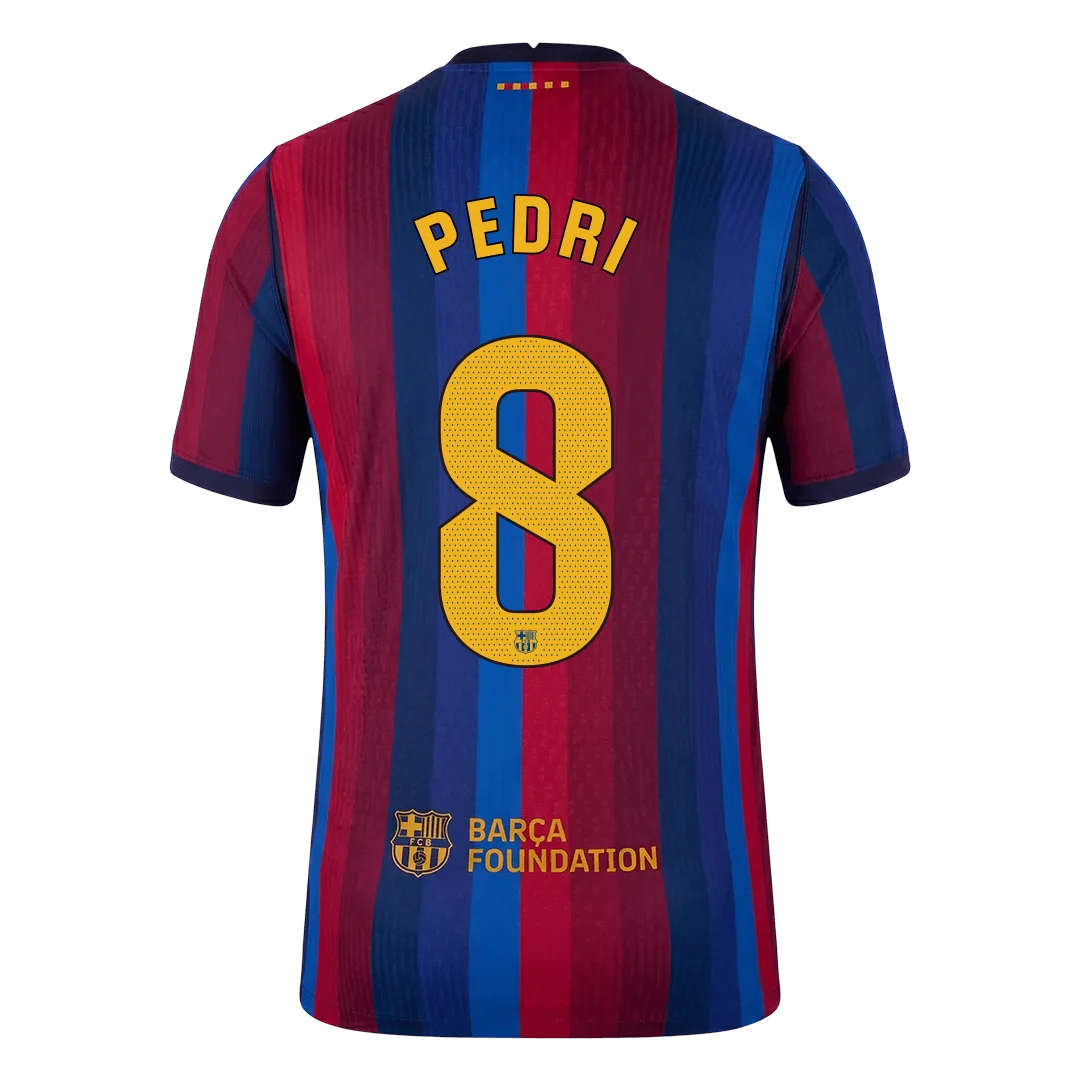 PEDRI #8 Barcelona Home Player Version Jersey 2026/27