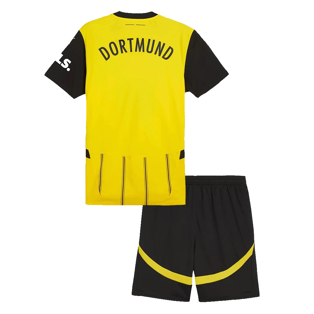 Borussia Dortmund Home Free Kids Jerseys Kit