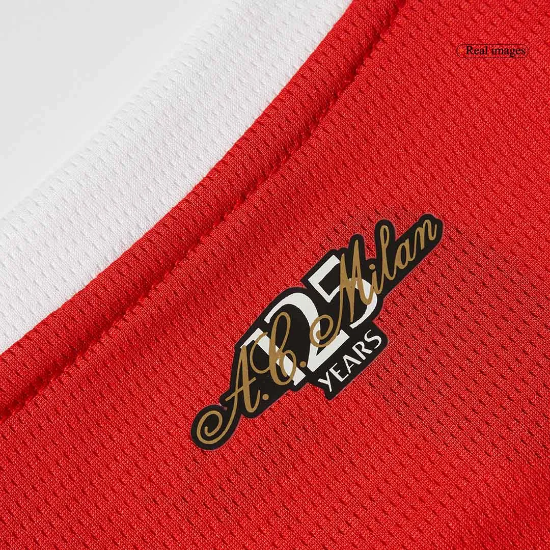 AC Milan Home Long Sleeve Soccer Jersey
