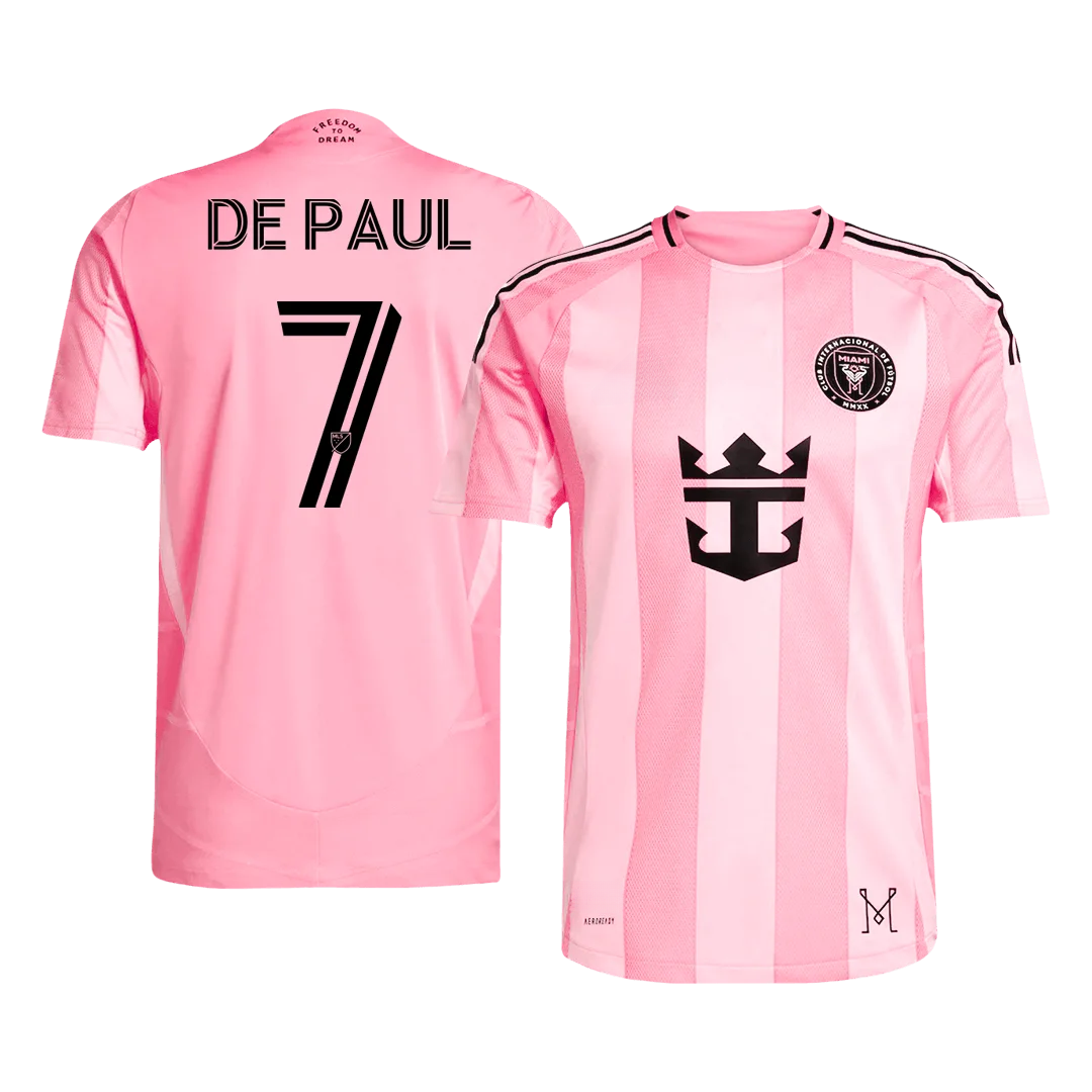 DE PAUL #7 Inter Miami CF Home Authentic Soccer Jersey 2025