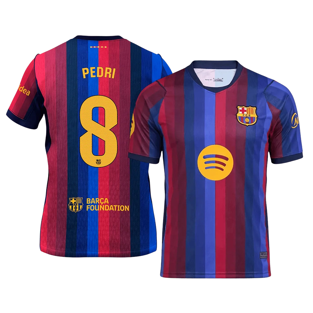 PEDRI #8 Barcelona Home Soccer Jersey 2026/27