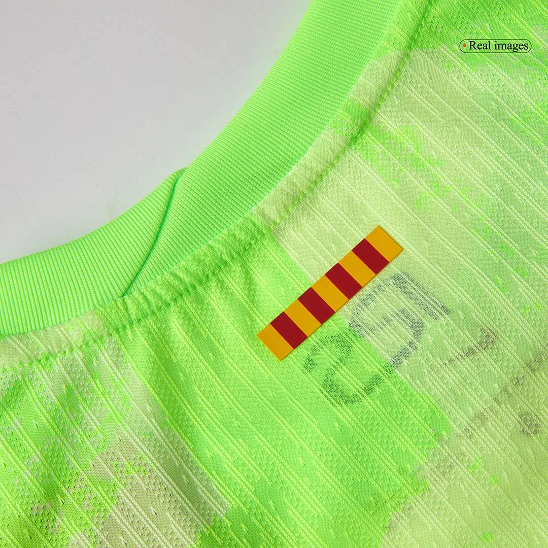 F.DE JONG #21 Barcelona Third Away Player Version Jersey – UCL(Spotify Logo Without Text)
