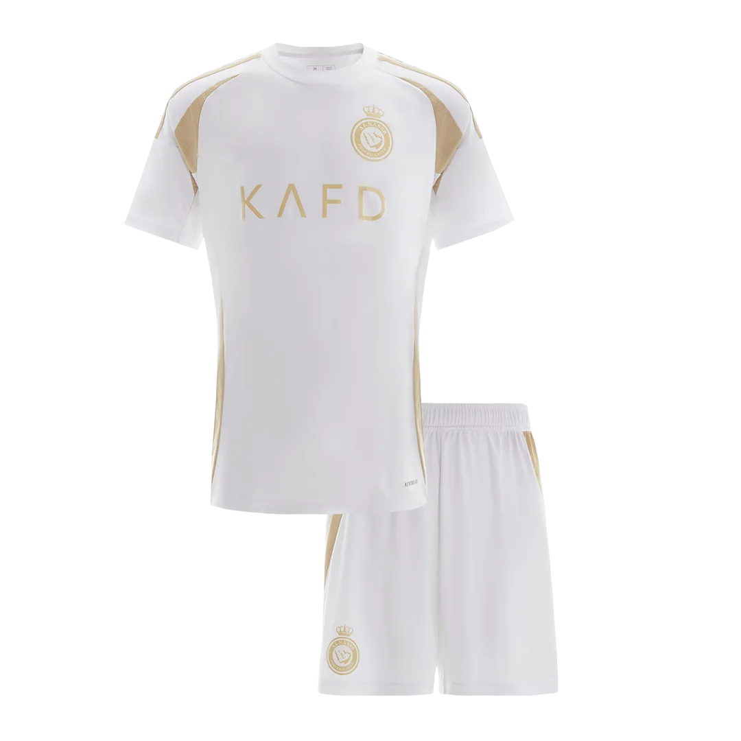 Al Nassr Third Away Kids Soccer Jerseys Kit