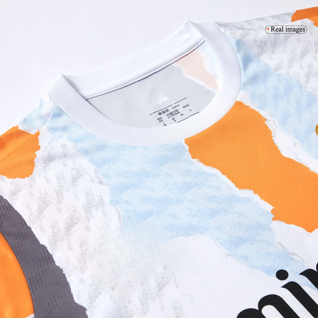 Real Madrid Pre-Match Soccer Jersey White