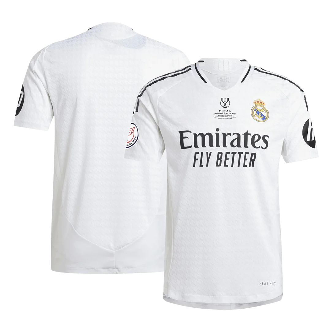 Real Madrid Home Player Version Jersey – Copa del Rey Final