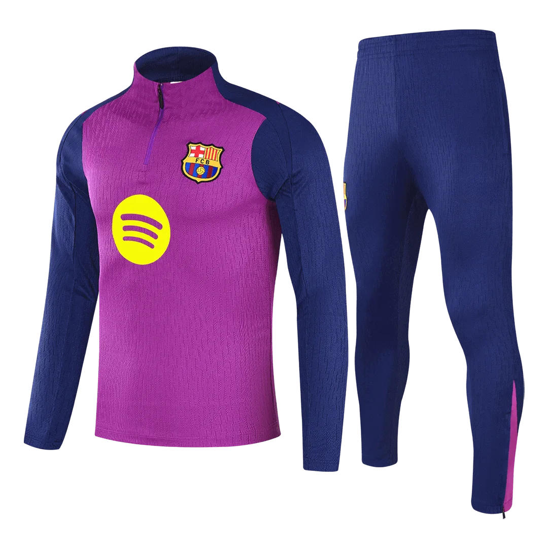 Barcelona 1/4 Zip Tracksuit 2025/26 Purple