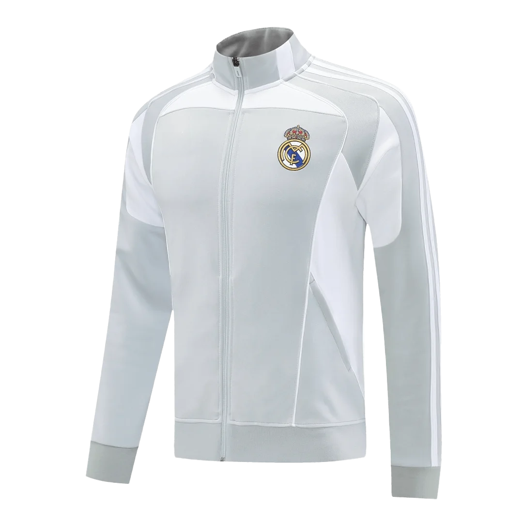 Real Madrid Track Jacket 2025/26 – Gray