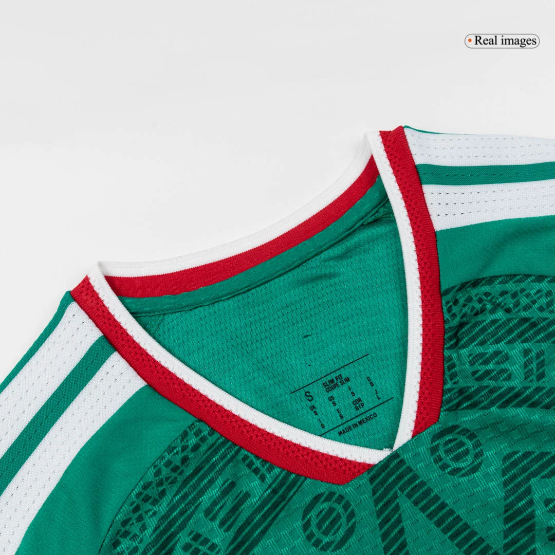 Mexico Home Long Sleeve Player Version Jersey World Cup 2026