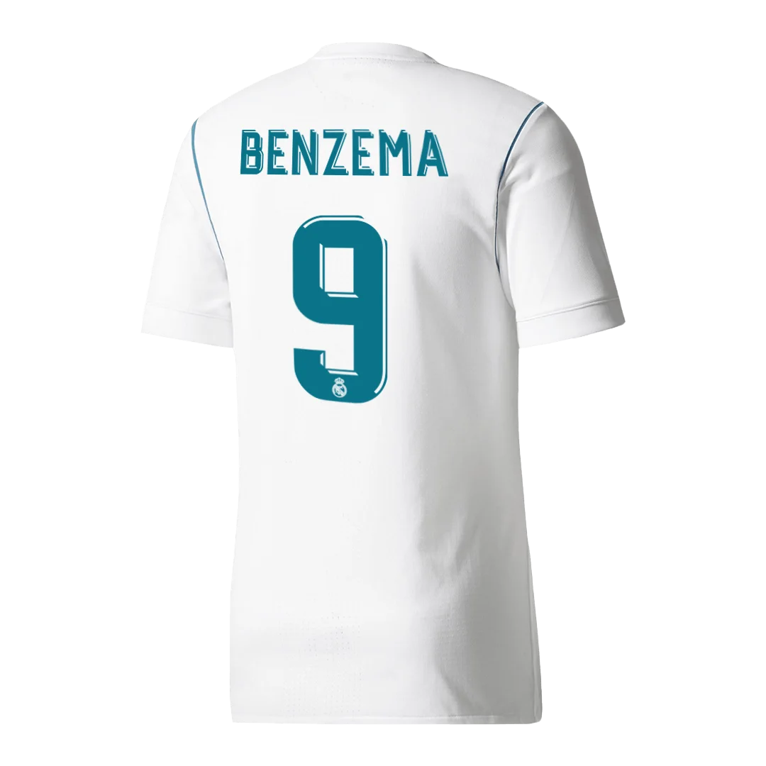 Retro Soccer Jersey BENZEMA #9 Real Madrid Home 2017/18