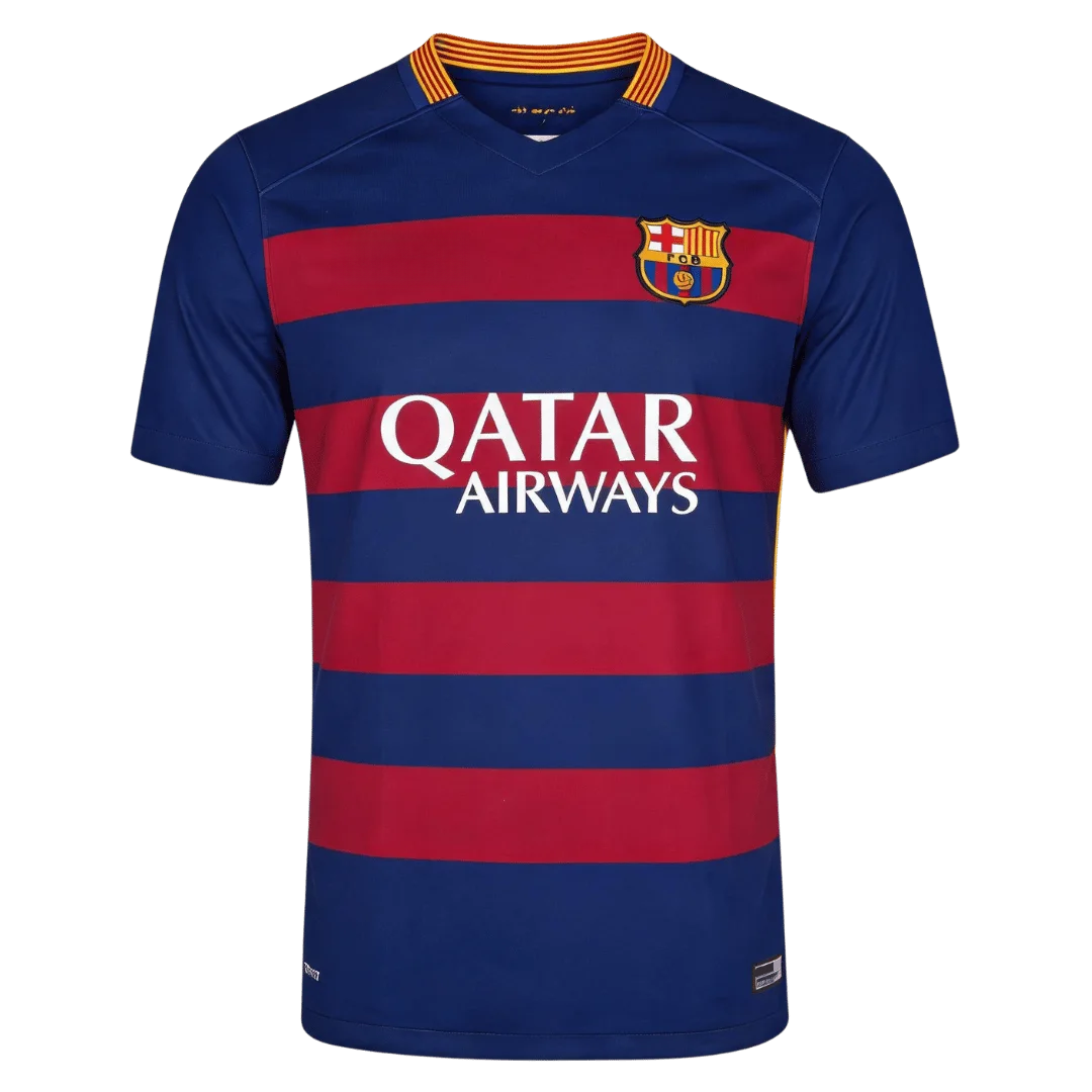 Retro Soccer Jersey Barcelona Home 2015/16