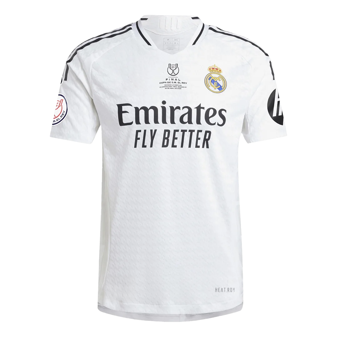 Real Madrid Home Player Version Jersey - Copa del Rey Final