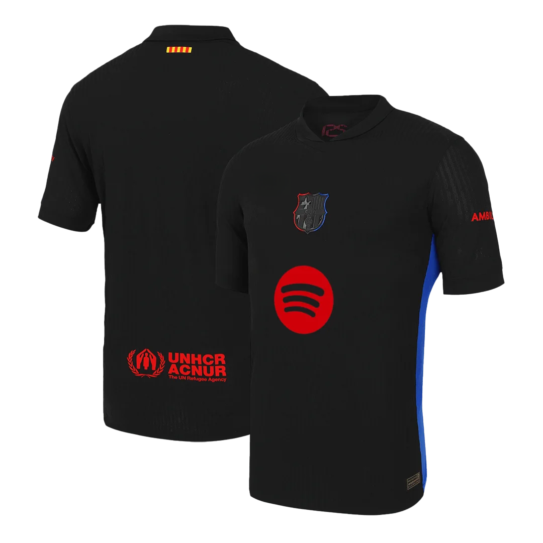 Barcelona Away Player Version Jersey – Spotify Logo Without Text