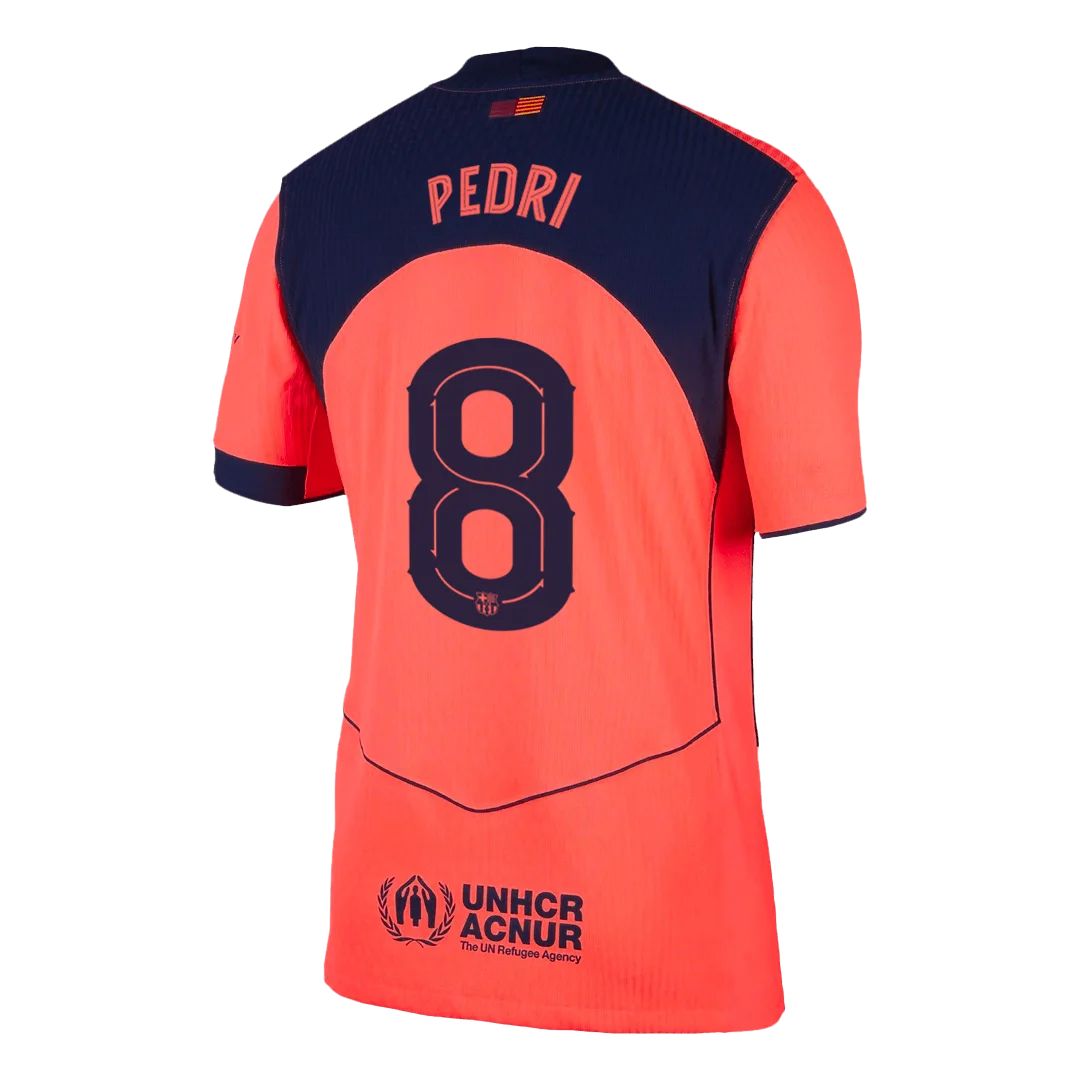 PEDRI #8 Barcelona Third Away Player Version Jersey 2025/26 – UCL