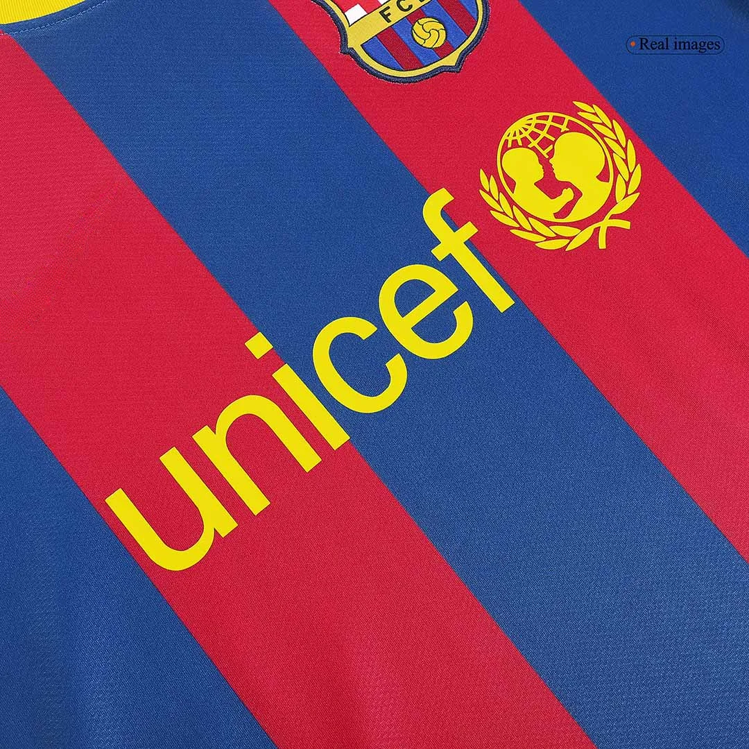 Retro Soccer Jersey DAVID VILLA #7 Barcelona Home 2010/11
