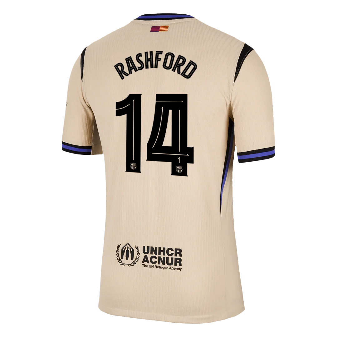 RASHFORD #14 Barcelona Away Player Version Jersey 2025/26 – UCL
