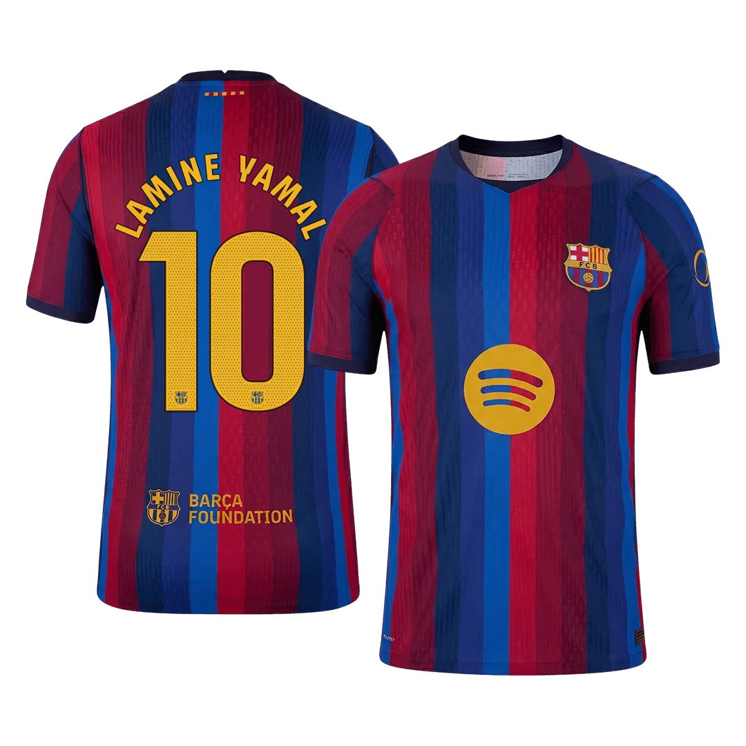 LAMINE YAMAL #10 Barcelona Home Player Version Jersey 2026/27