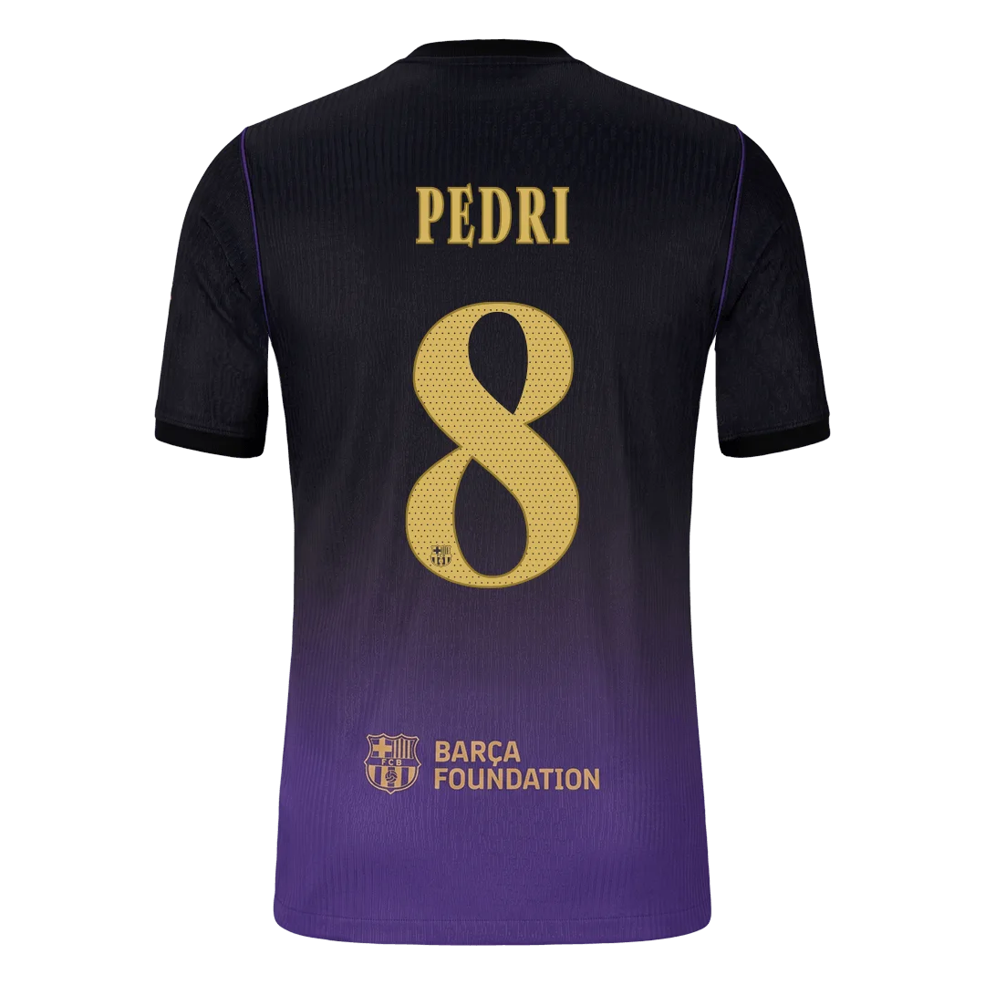 PEDRI #8 Barcelona Away Player Version Jersey 2026/27 – UCL