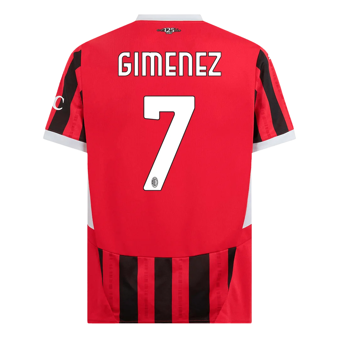 GIMENEZ #7 AC Milan Home Soccer Jersey