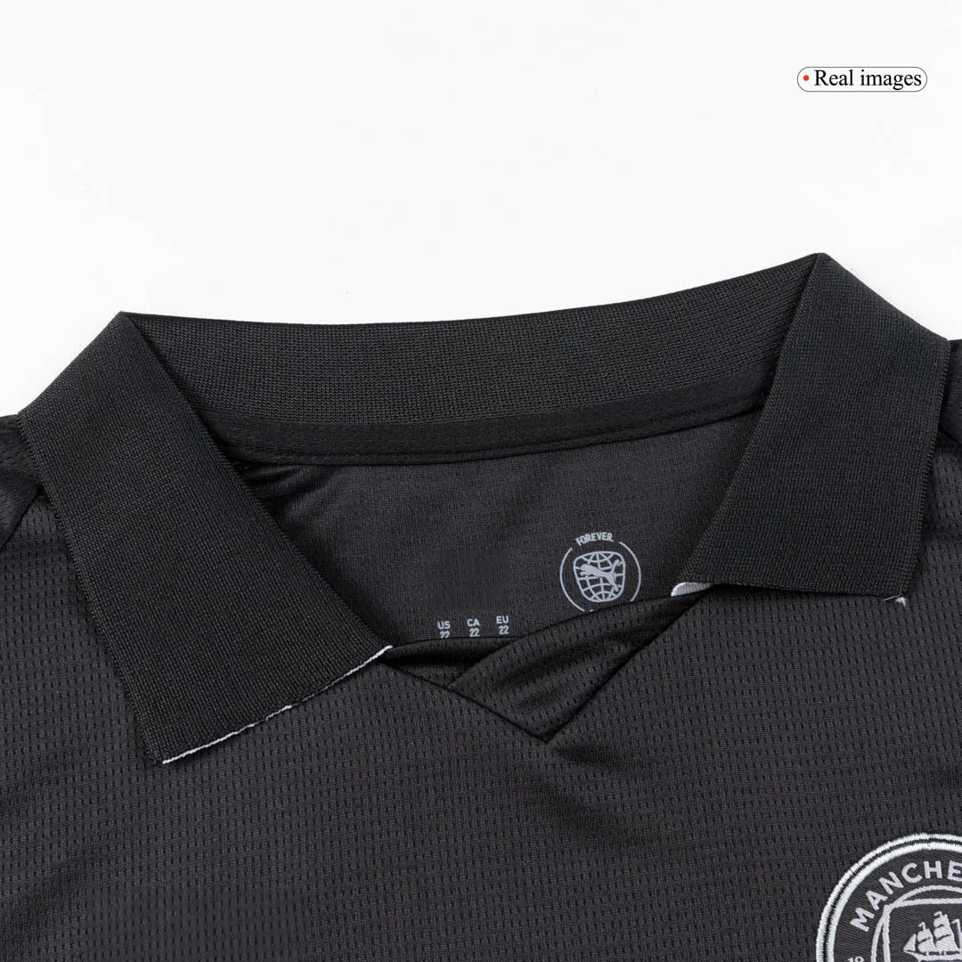 Manchester City Away Kids Soccer Jerseys Full Kit 2025/26