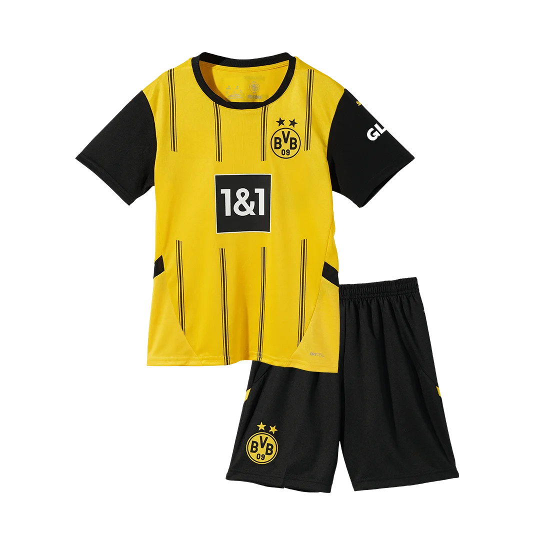 Borussia Dortmund Home Free Kids Jerseys Kit