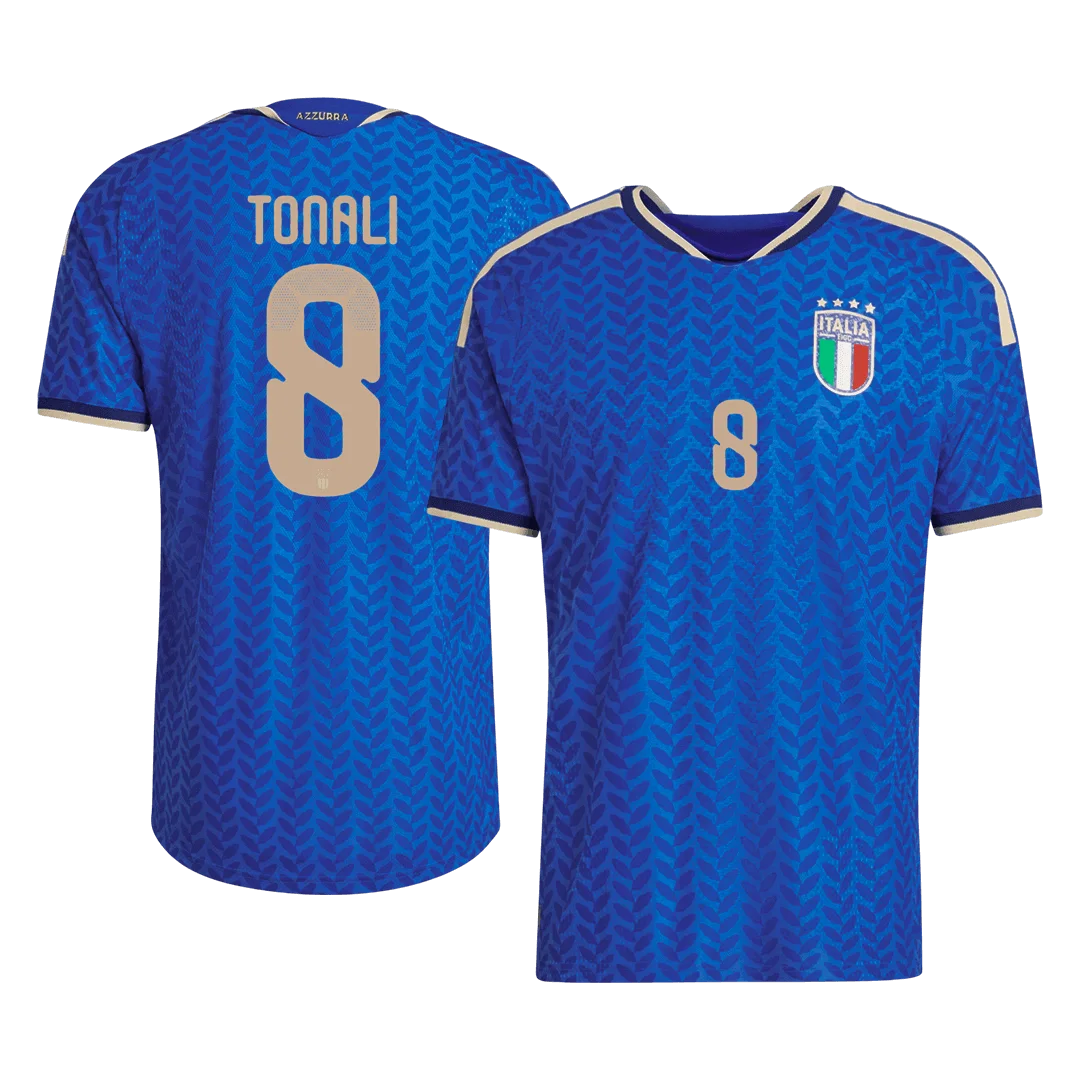 TONALI #8 Italy Home Player Version Jersey World Cup 2026