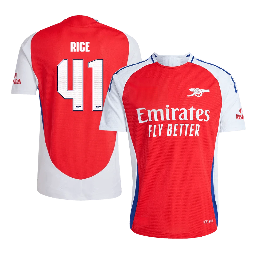 RICE #41 Arsenal Home Player Version Jersey - UCL