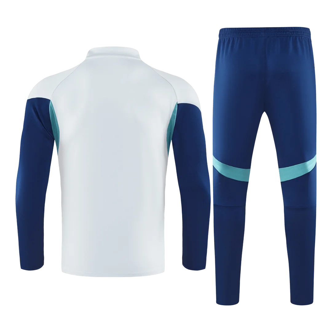 Arsenal 1/4 Zip Tracksuit 2025/26 Kids White