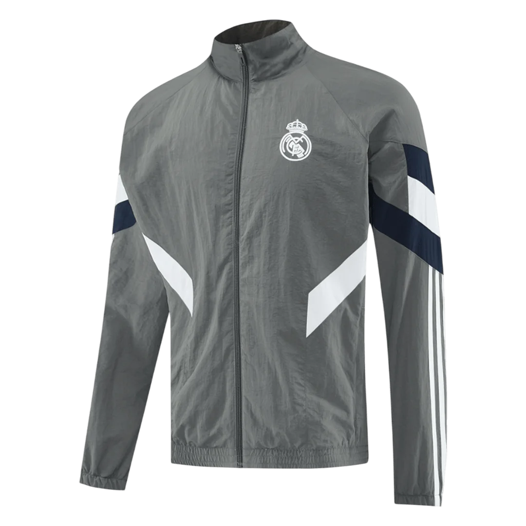 Real Madrid Windbreaker Jacket 2025/26 – Gray