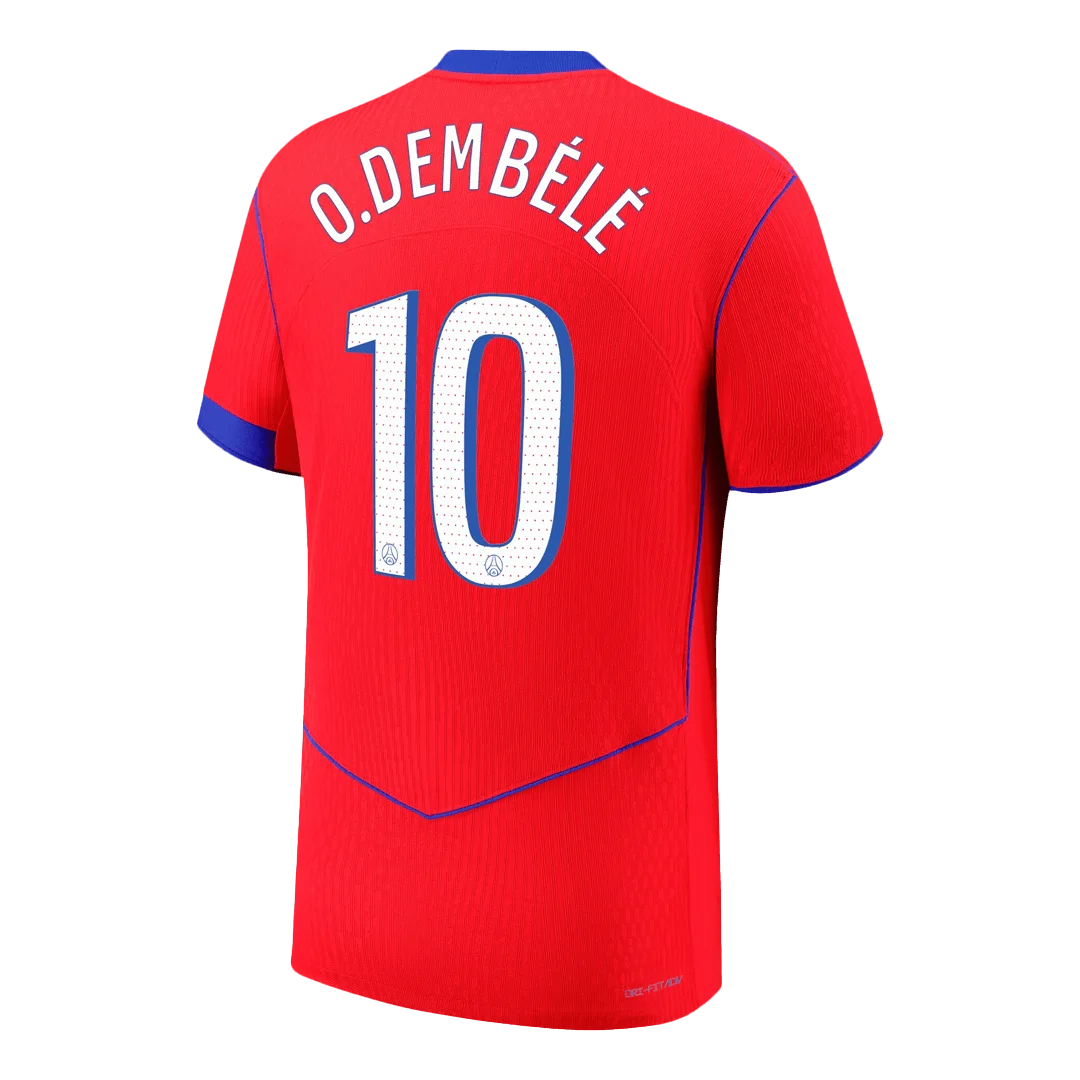 O.DEMBÉLÉ #10 PSG Third Away Player Version Jersey 2025/26