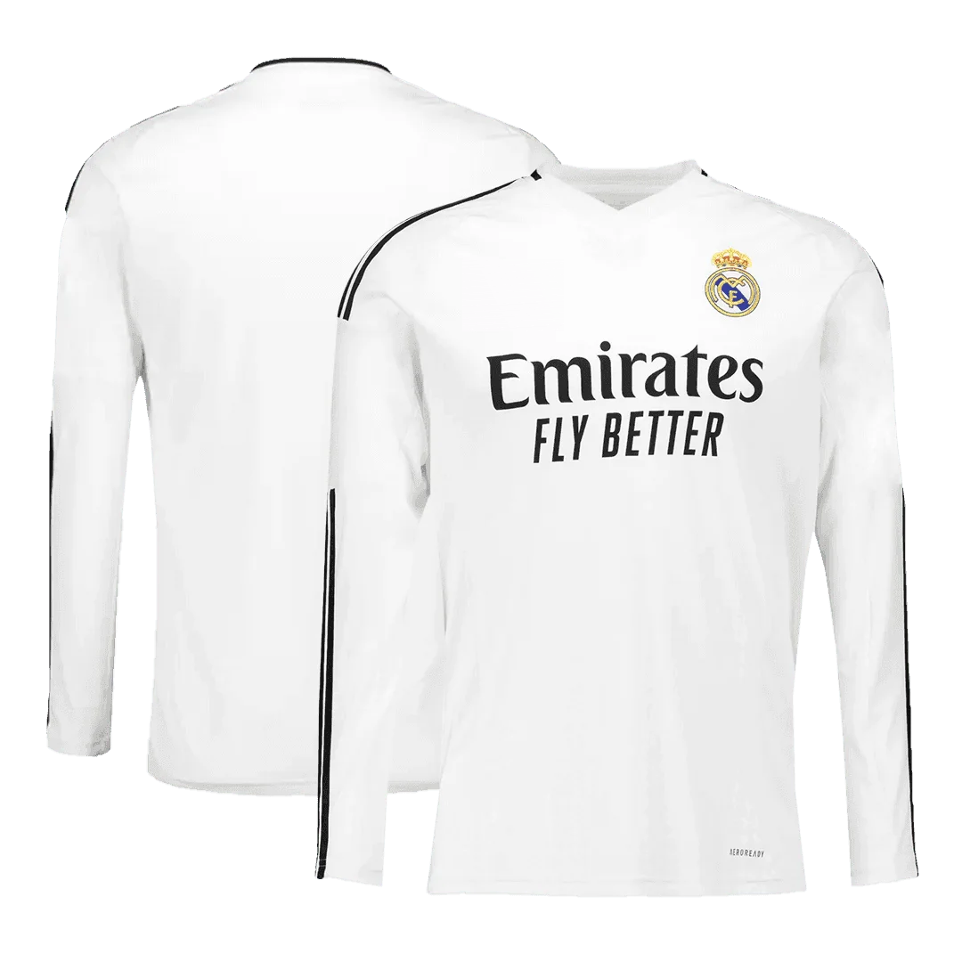 Real Madrid Home Long Sleeve Jersey