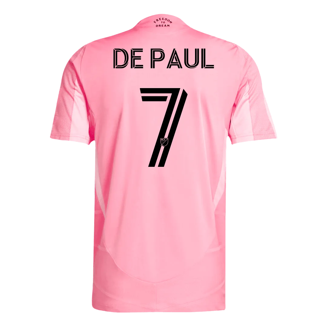 DE PAUL #7 Inter Miami CF Home Authentic Soccer Jersey 2025