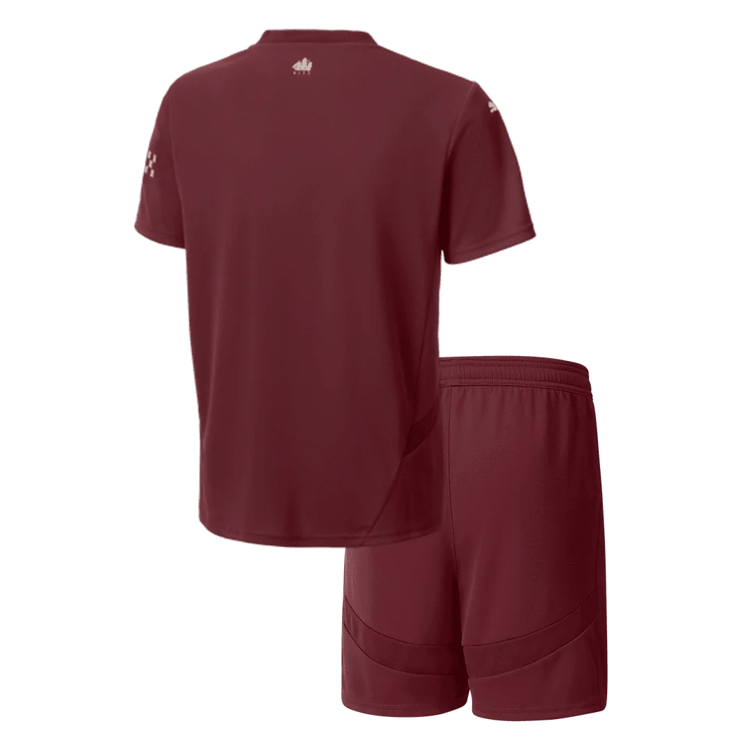Manchester City Third Away Kids Soccer Jerseys Kit