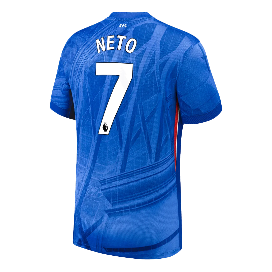 NETO #7 Chelsea Home Soccer Jersey 2025/26
