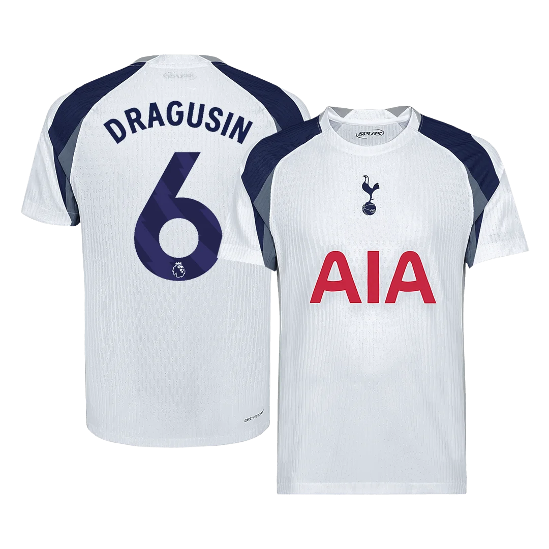 DRAGUSIN #6 Tottenham Hotspur Home Player Version Jersey 2025/26