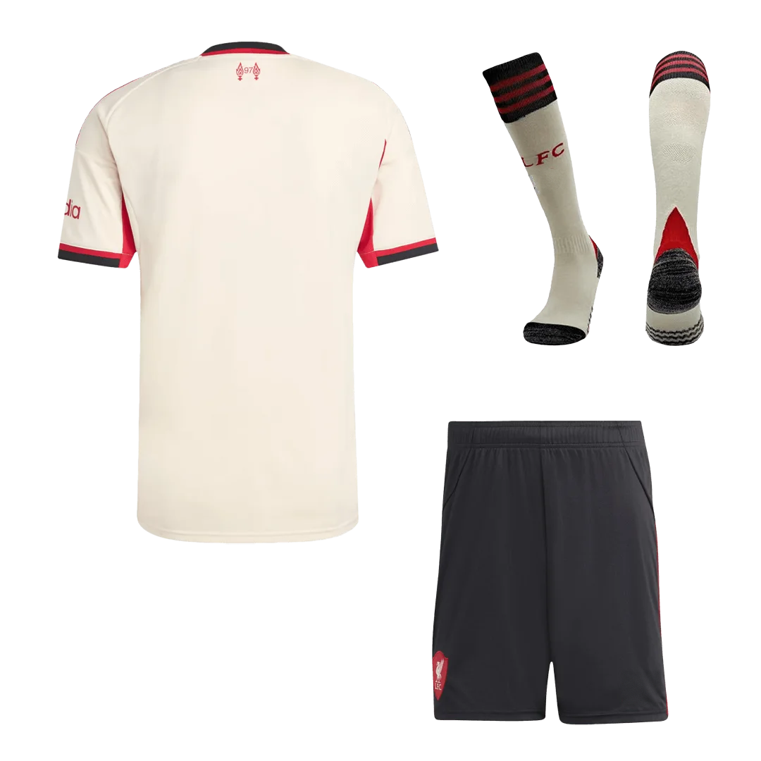 Liverpool Away Jerseys Kit 2025/26