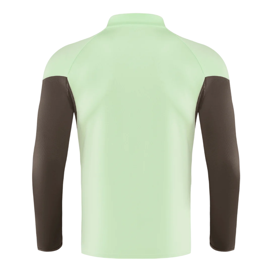 Real Madrid 1/4 Zip Tracksuit 2025/26 Green