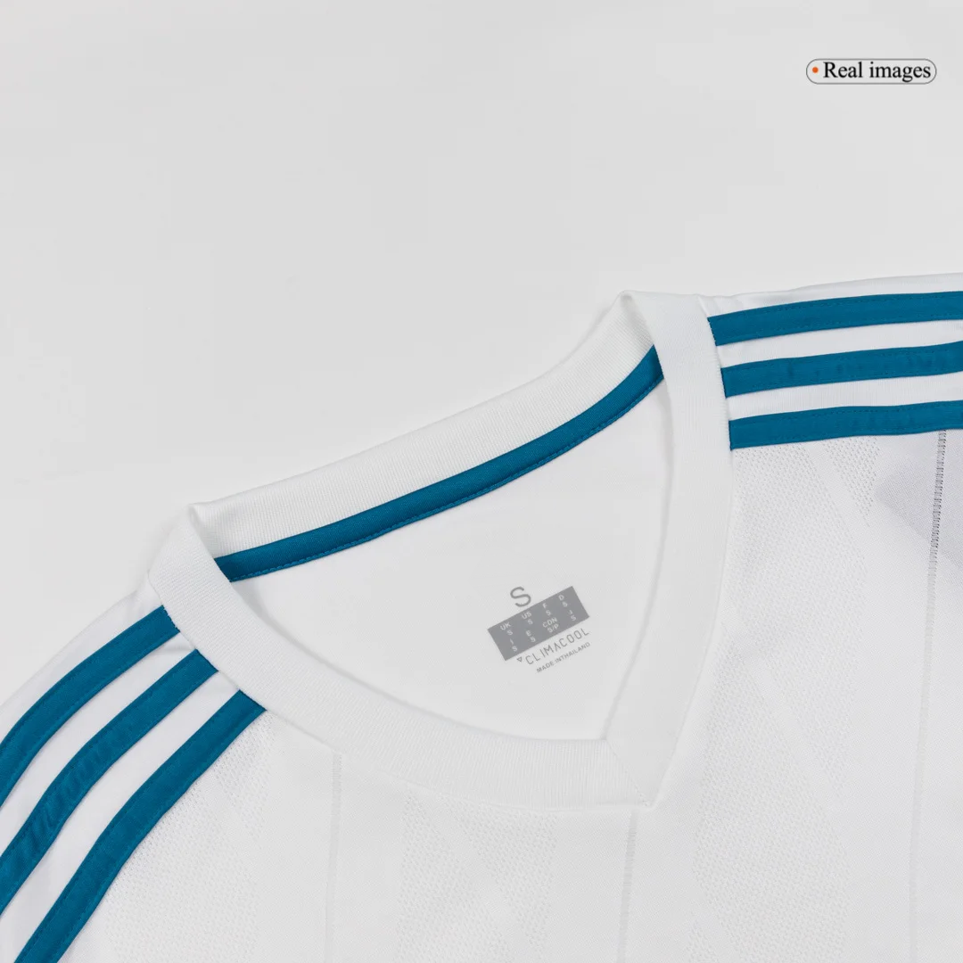 Retro Soccer Jersey BENZEMA #9 Real Madrid Home Long Sleeve 2017/18